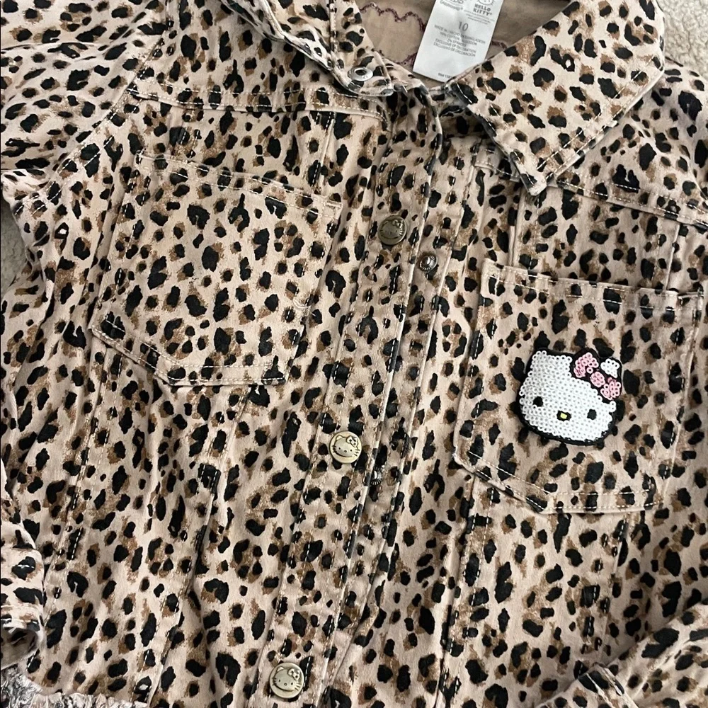 Hello Kitty Leopard 🐆 Print Jacket